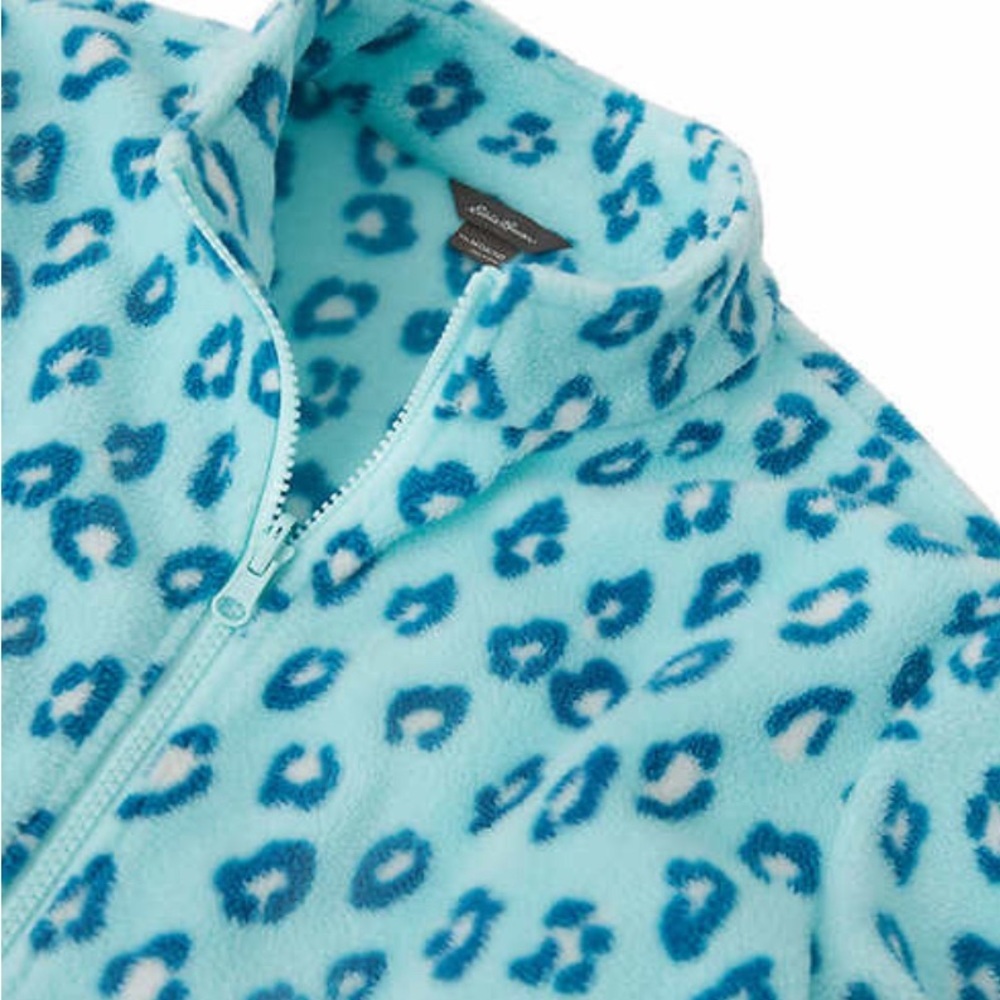 Eddie Bauer Youth Jacket Hoodie Light Blue Girls 2pc Jacket Size 5/6 NWT - Picture 3 of 11